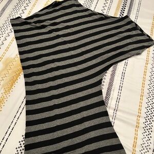 Arden B. Black and Gray Asymmetrical Dress